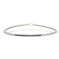 Armband Idee Preziose dal 1987 Dame in Weißgold Diamante Black 0.34 Ct IP.BK18B/12D - IP.BK18B/12D